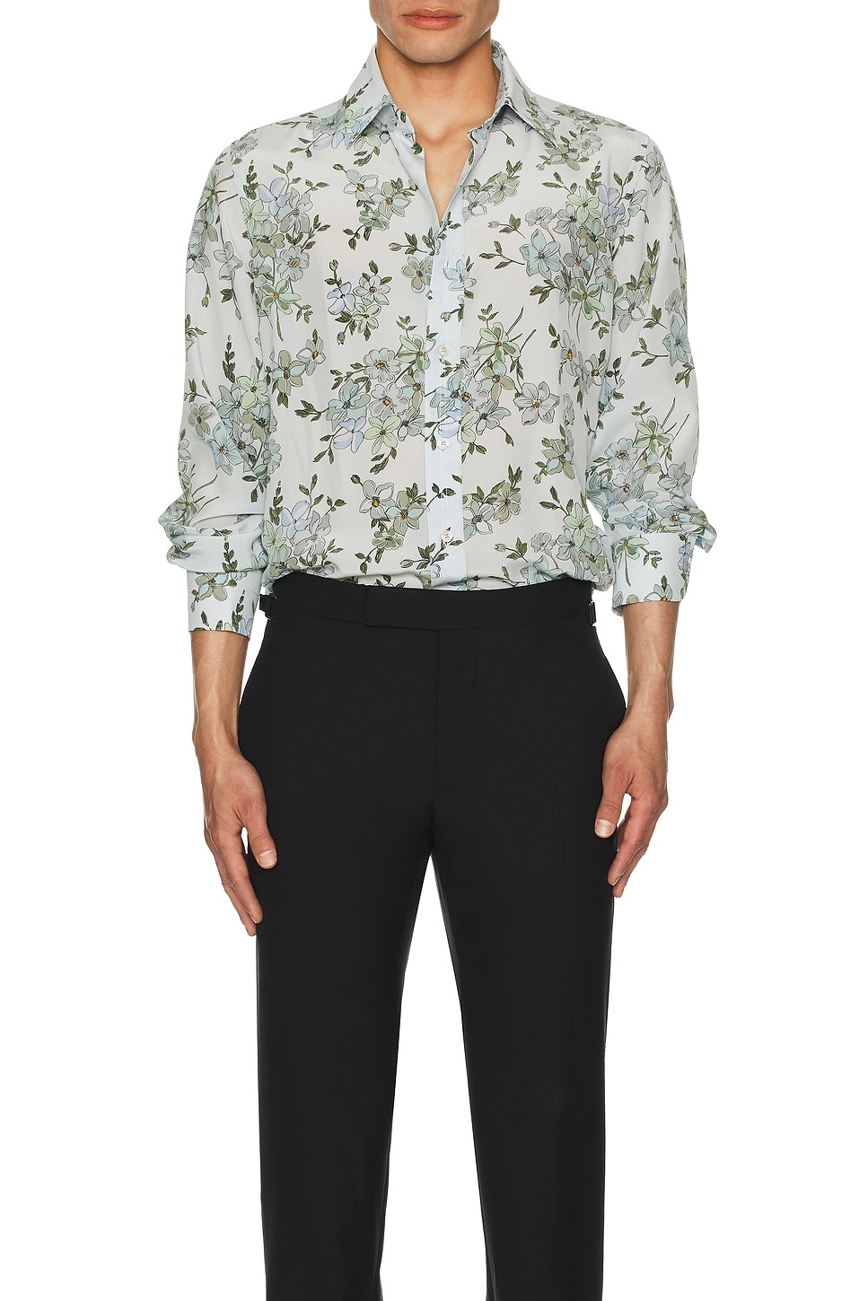 Saint Tropez Printed Floral Slim Fit Shirt - 3