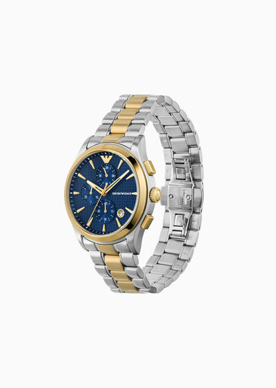 EMPORIO ARMANI Chronograph Two-Tone Stainless Steel Watch outlook