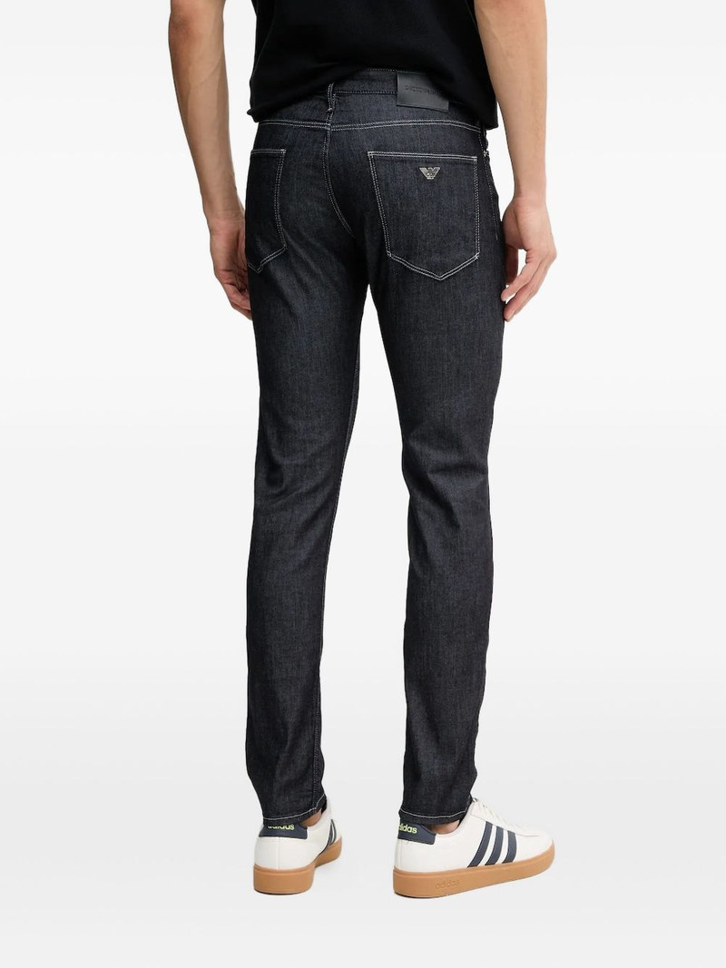 EMPORIO ARMANI logo-plaque jeans outlook