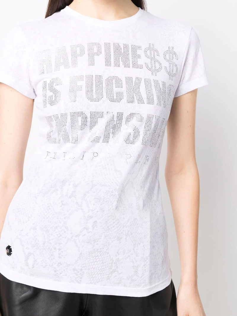 crystal-embellished T-shirt 5