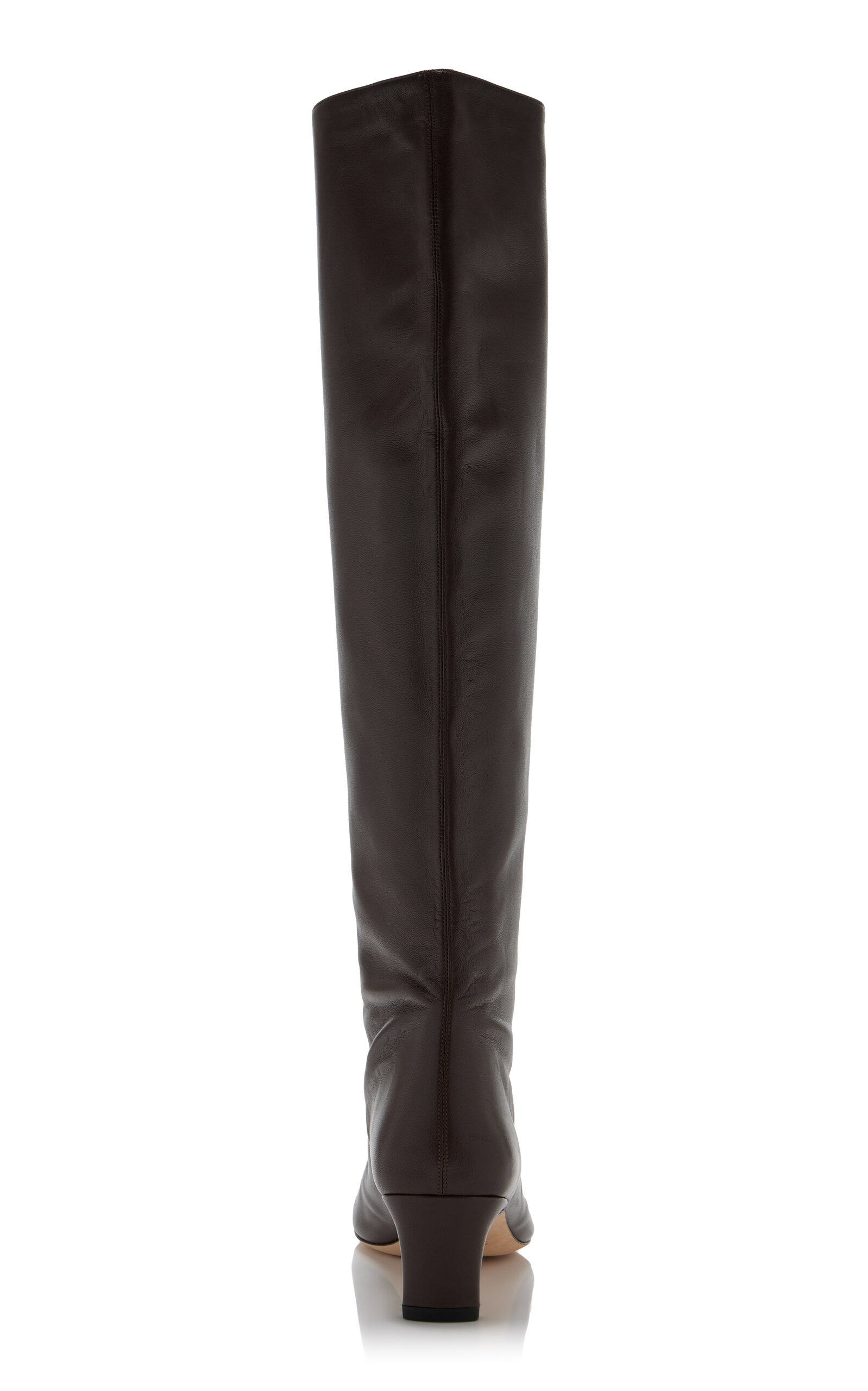 Wally Leather Knee Boots brown - 5