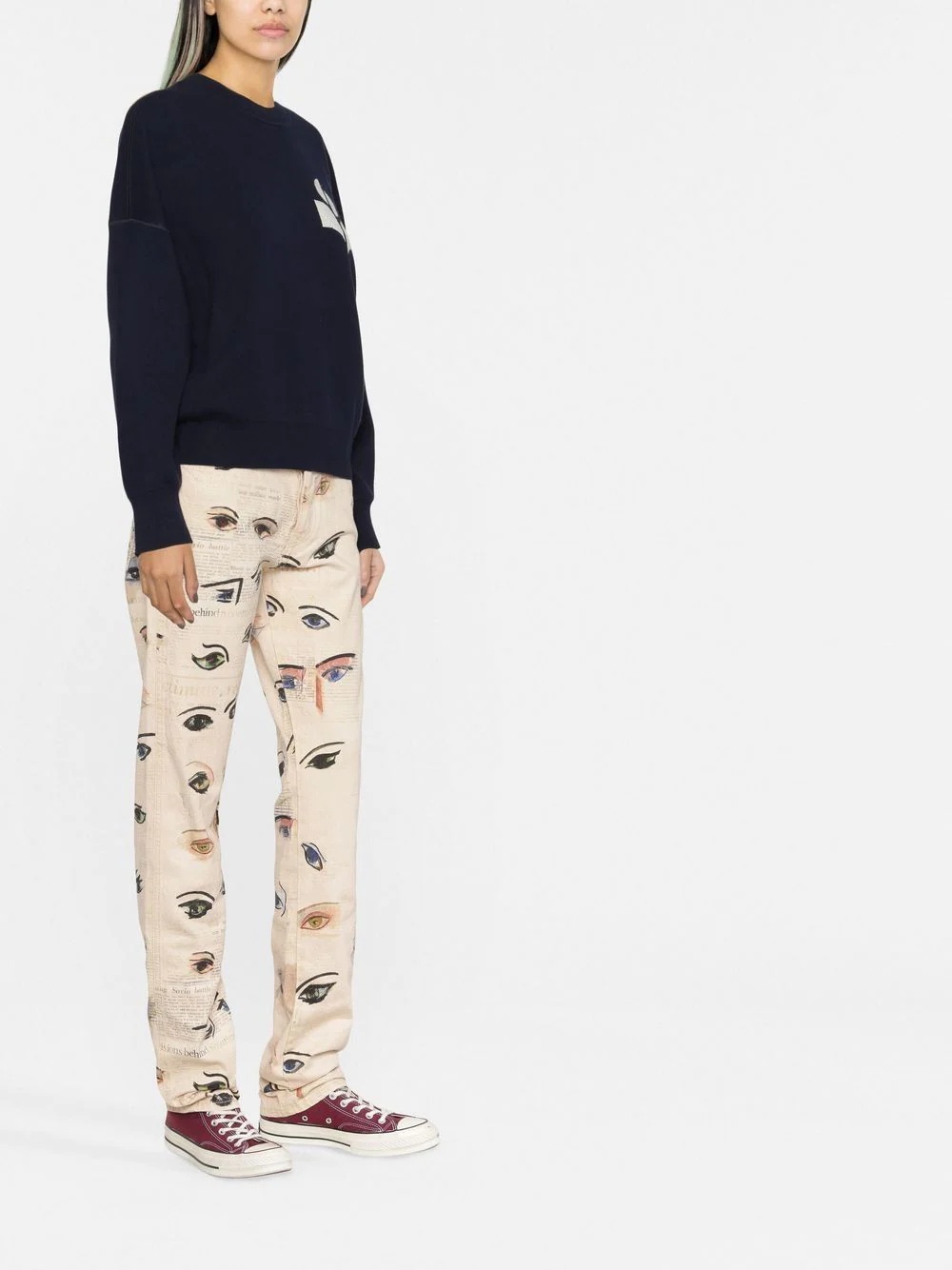 Atlee intarsia-knit relaxed jumper - 3