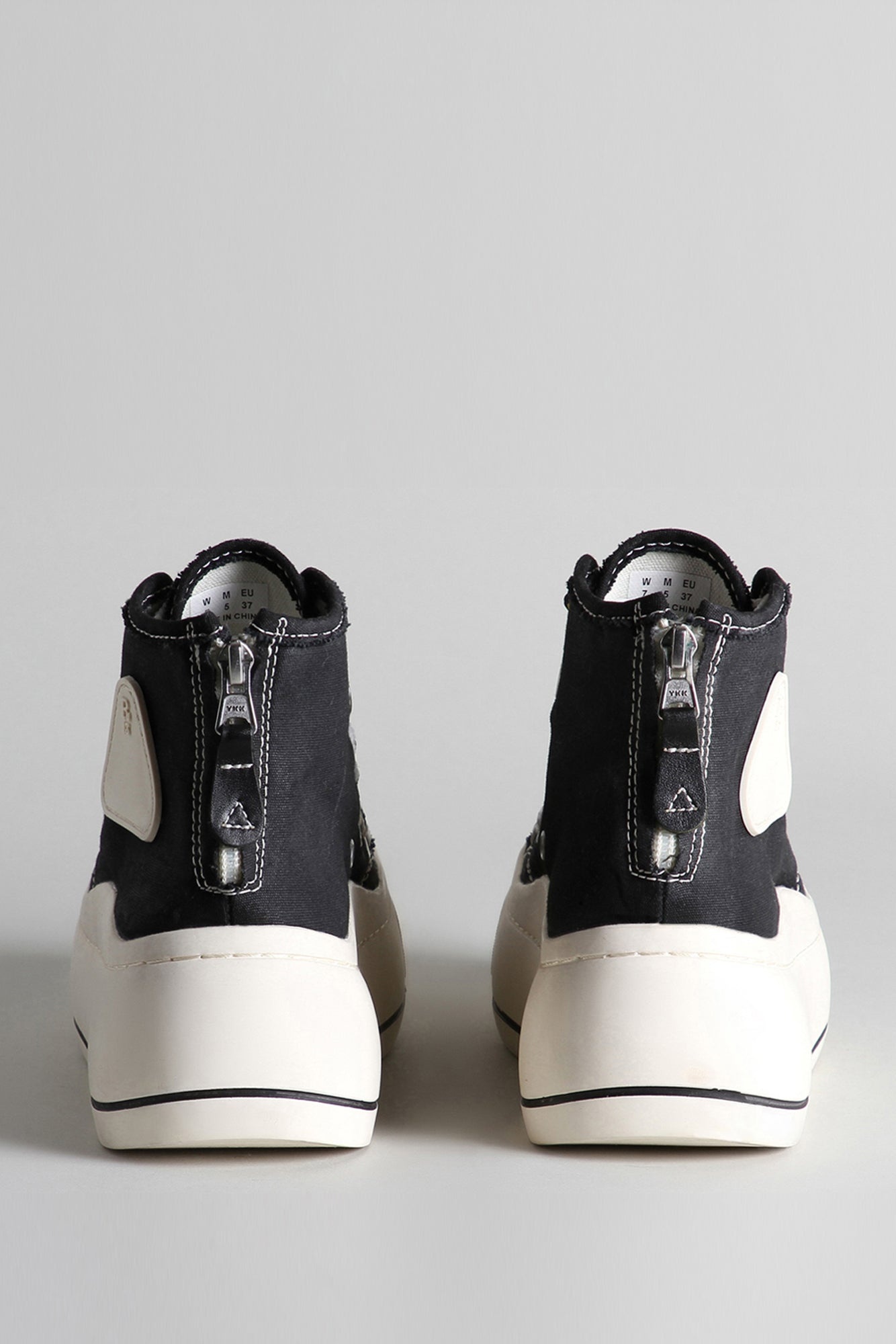 Double Grommet Kurt High Top Sneaker - Black | R13 Denim Official Site - 3