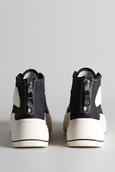 R13 Double Grommet Kurt High Top Sneaker - Black | R13 Denim Official Site outlook