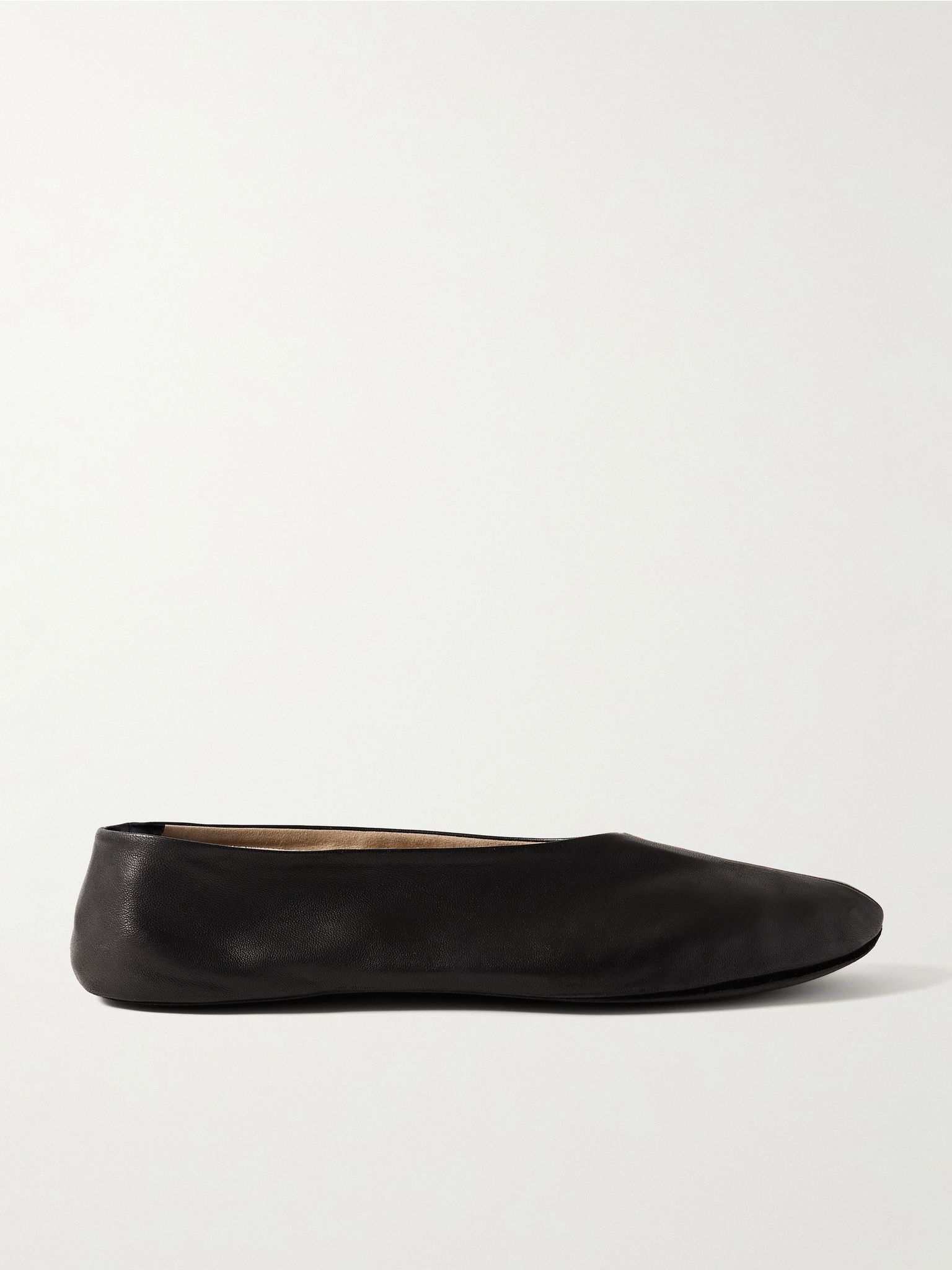 Stella leather ballet flats Black - 1