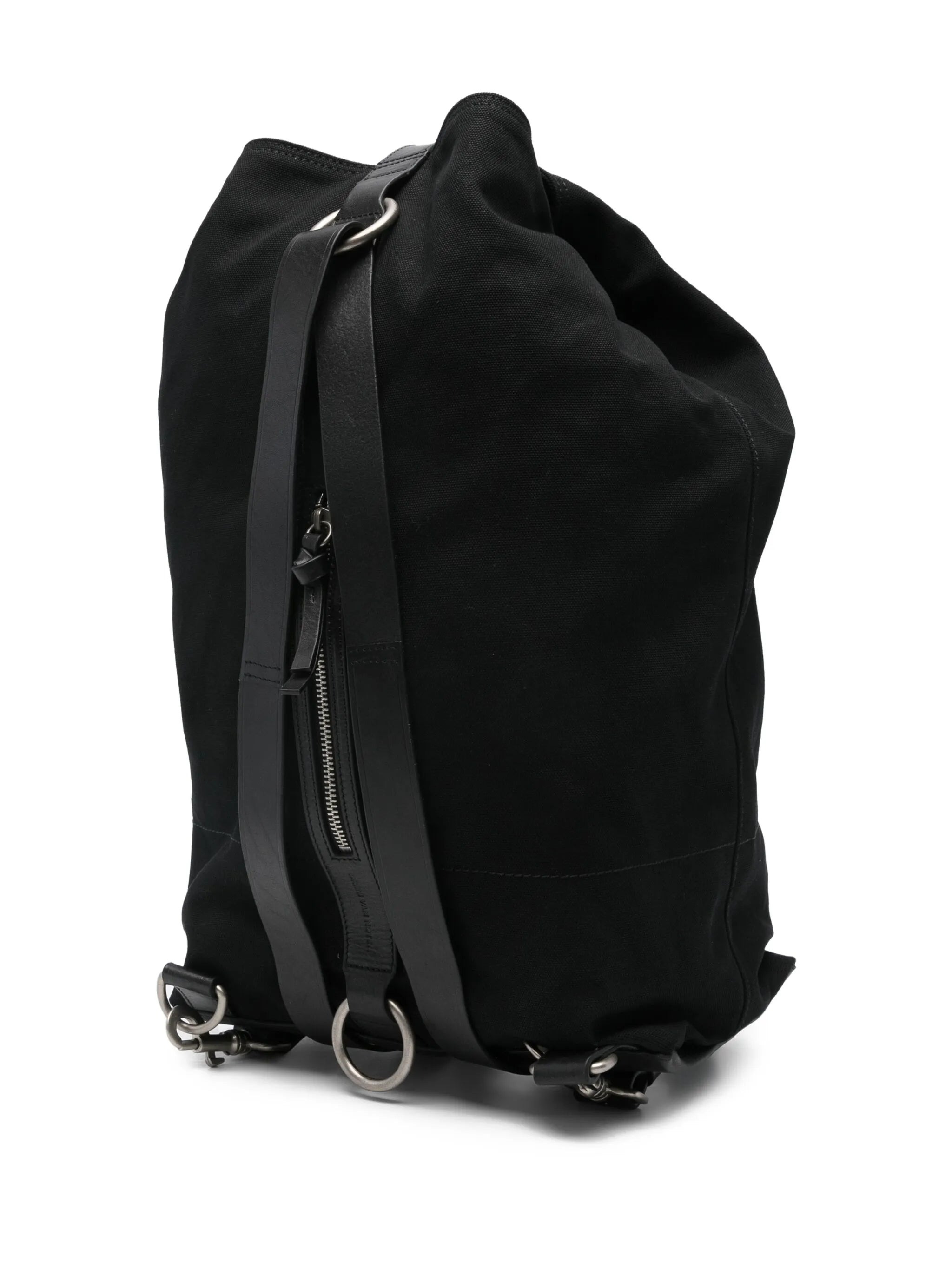 Dries Van Noten Leather-trim Backpack - 4