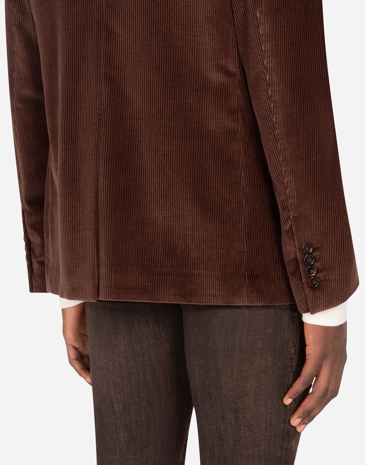 Corduroy Taormina jacket with DG embroidery - 5