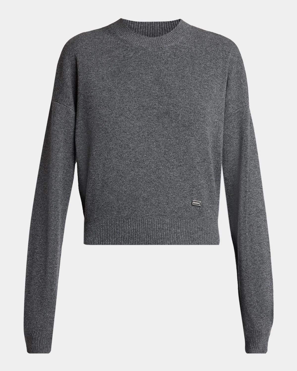 Wool-Blend Crewneck Sweater - 1