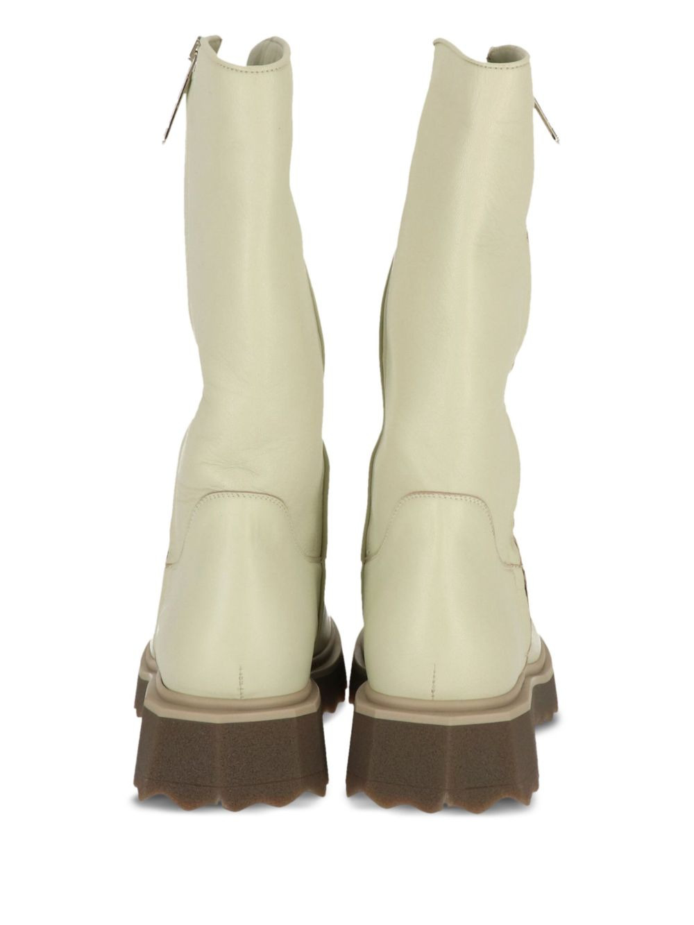 zip-up boots - 3