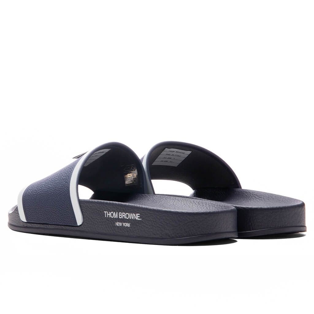 THOM BROWNE RUBBER POOL SLIDE - NAVY - 3