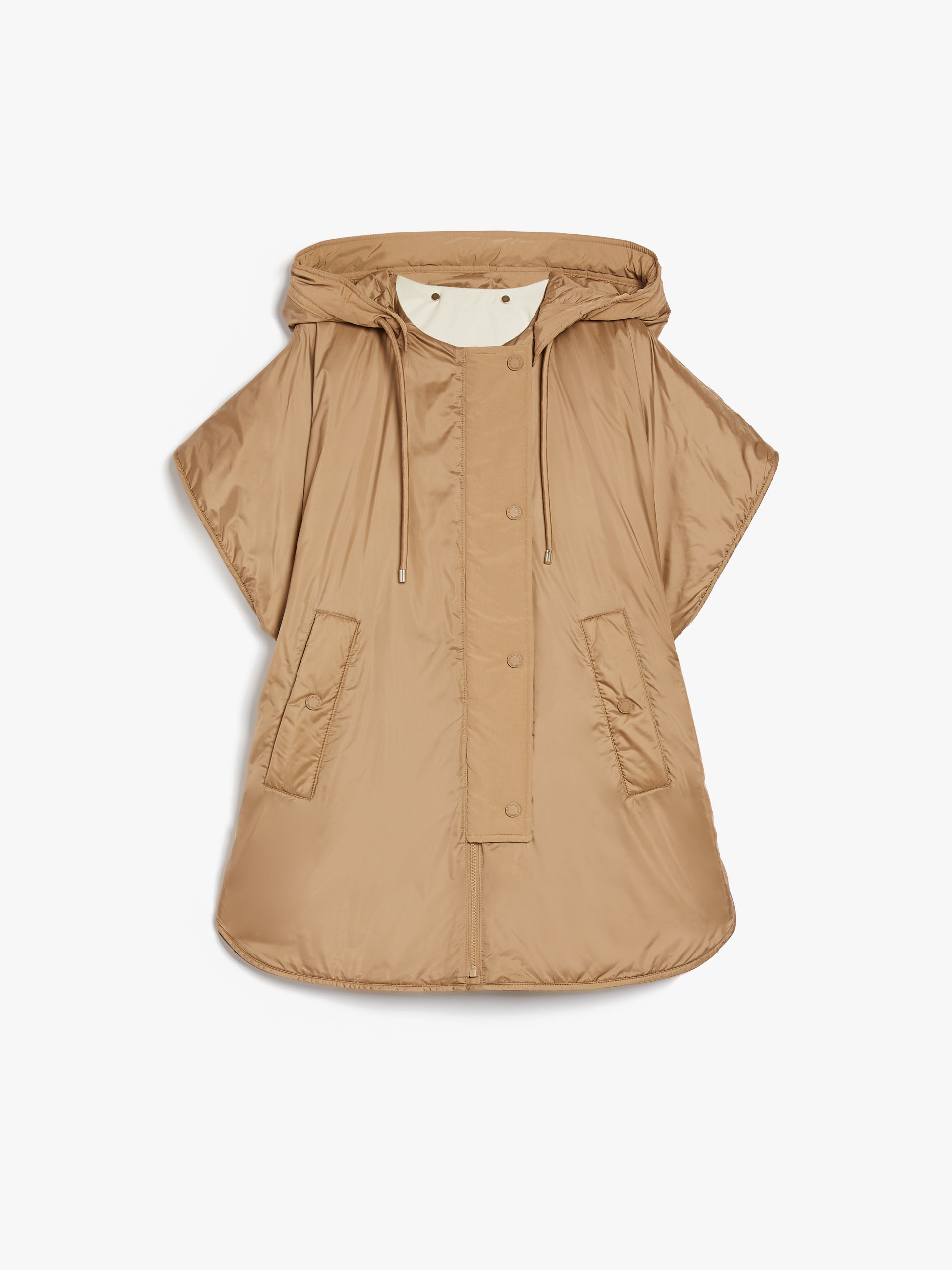 EGEMONE Water-repellent reversible canvas cape - 1