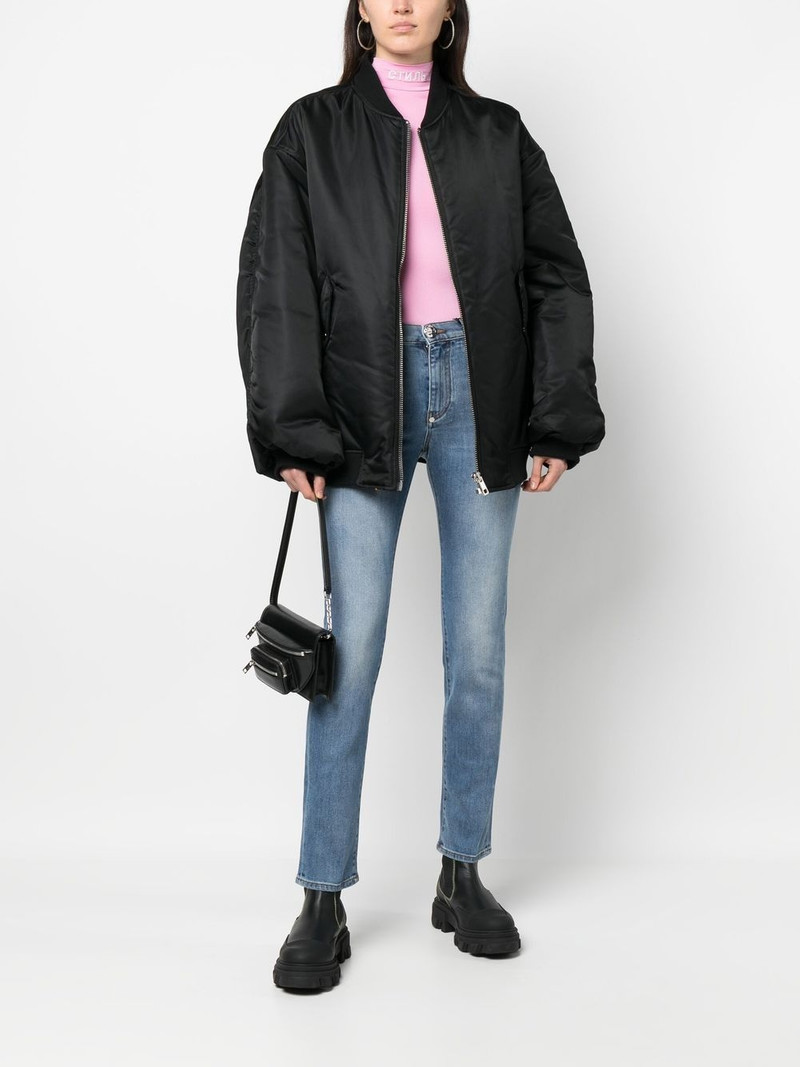 PHILIPP PLEIN mid-rise slim-cut jeans outlook