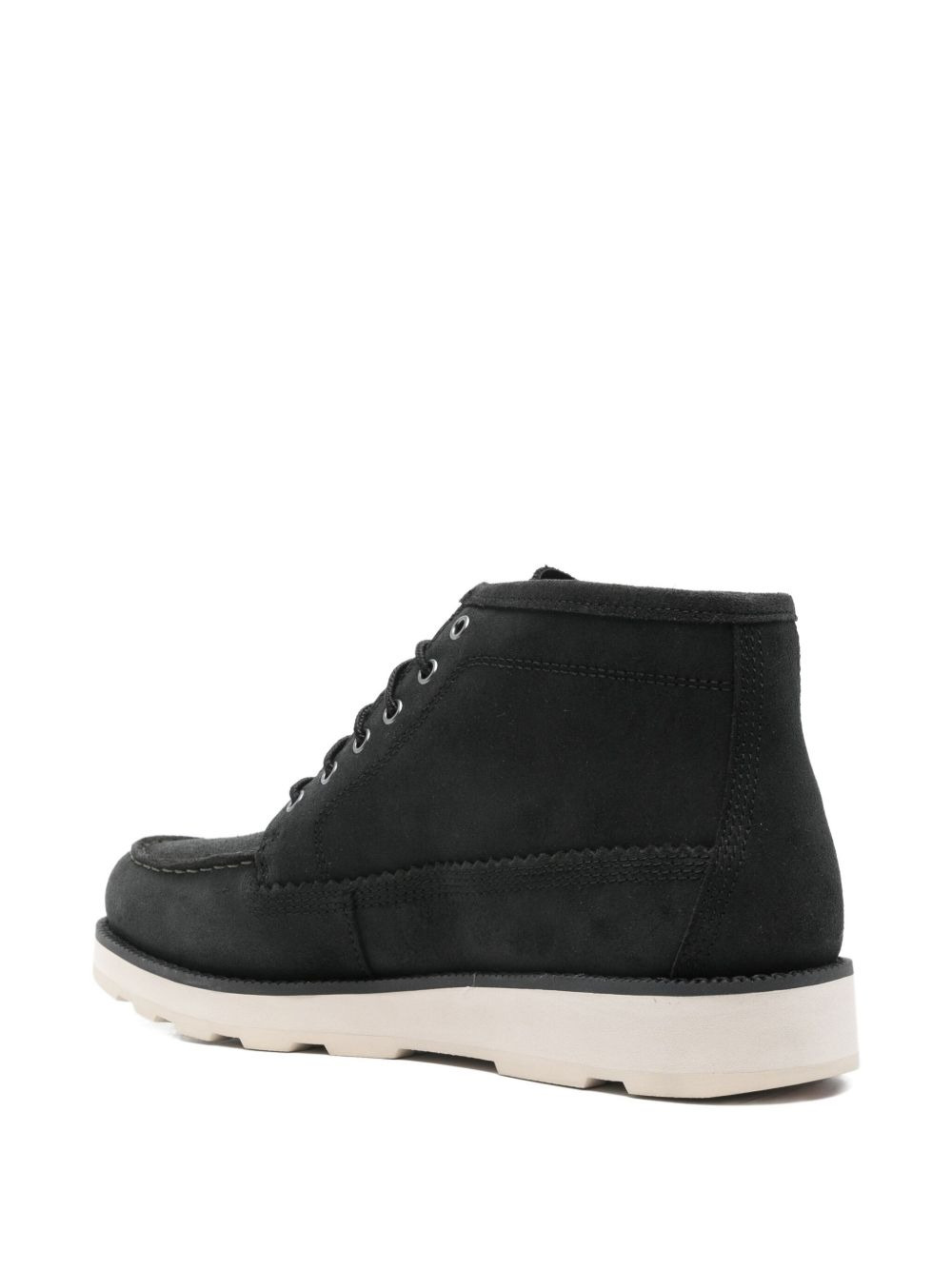 lace-up leather boots - 3
