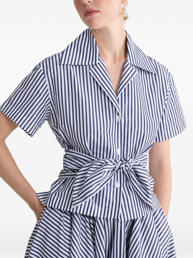 striped knotted shirt 4