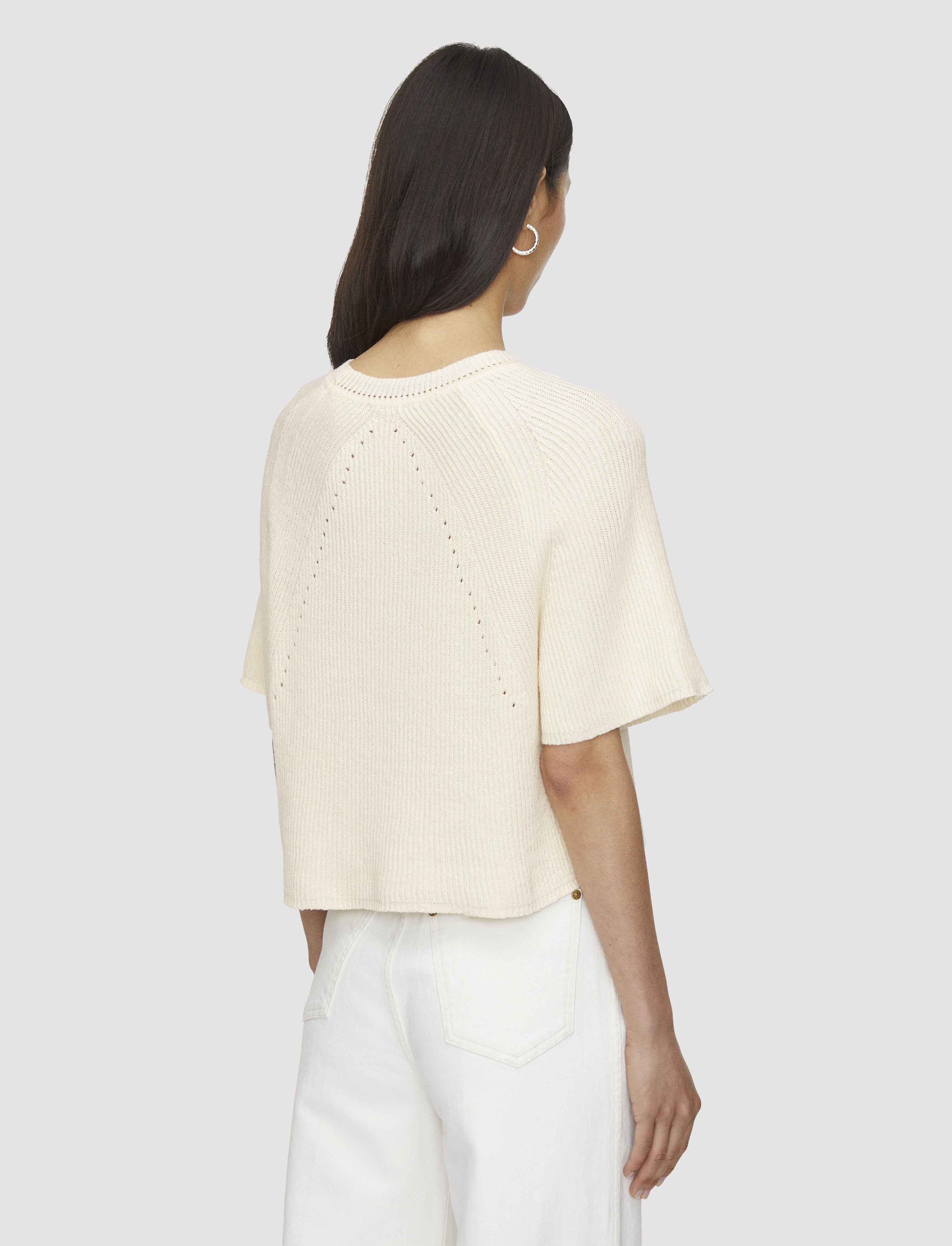 Linen Blend Knit Top - 5