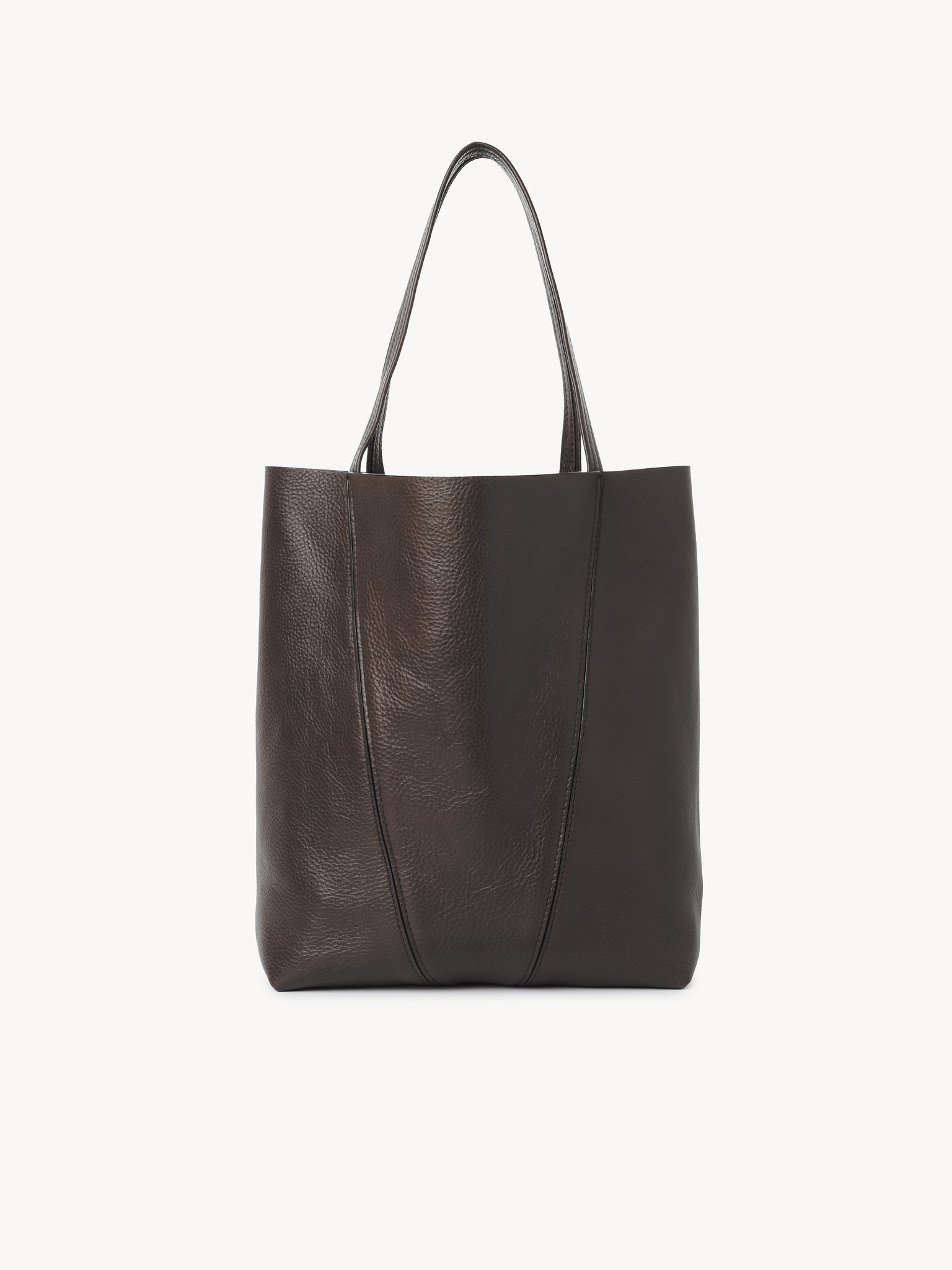 CHLOÉ SPIN TOTE BAG IN GRAINED LEATHER - 3