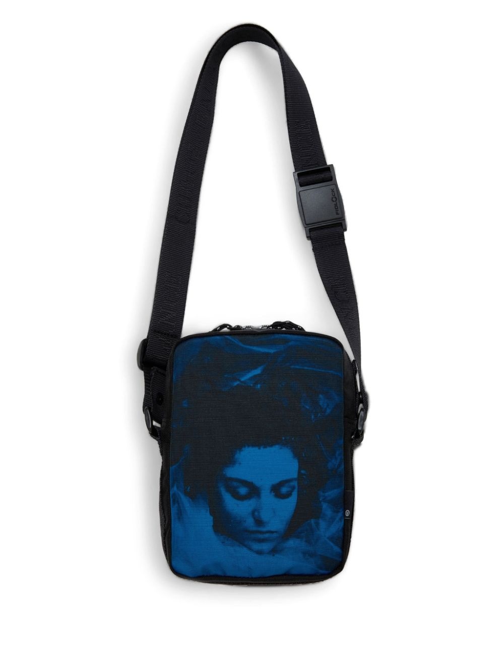 graphic-print messenger bag - 1