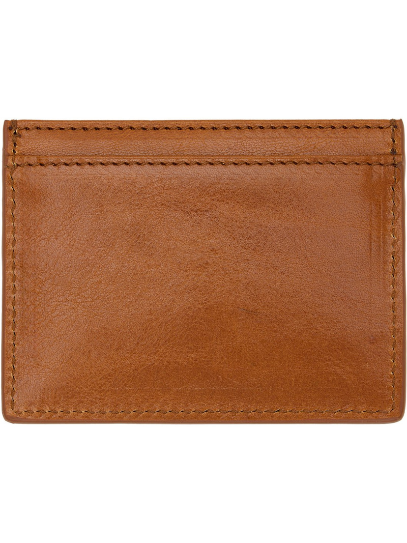 Vivienne Westwood Brown Flat Card Holder outlook