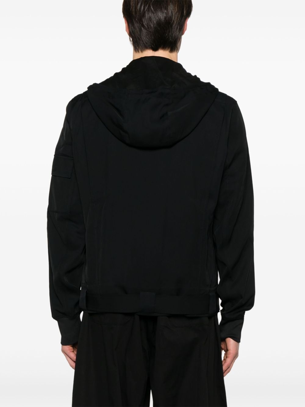twill hooded jacket - 4