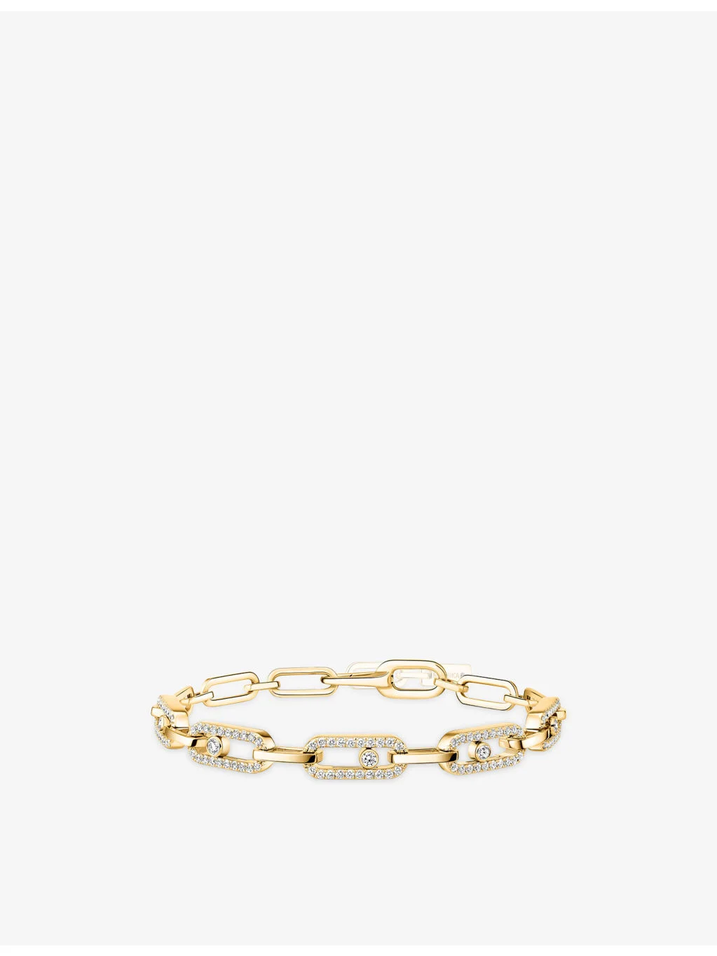 Move Link 18ct gold and 0.82ct diamond bracelet - 1