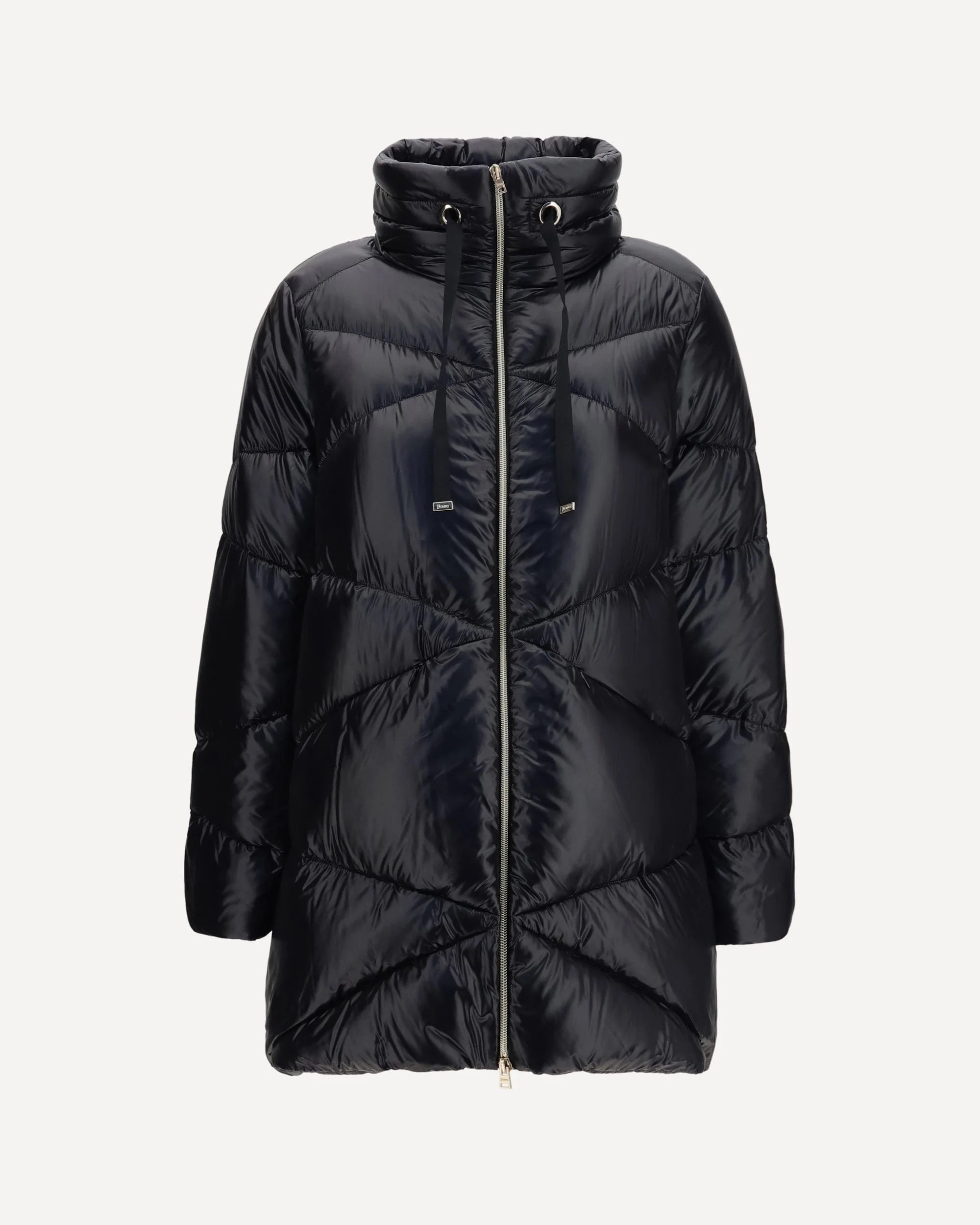 Quilted drawstring down Jacket - 1