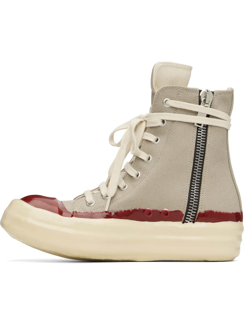 Rick Owens DRKSHDW Taupe Concordians Sneaks Sneakers outlook