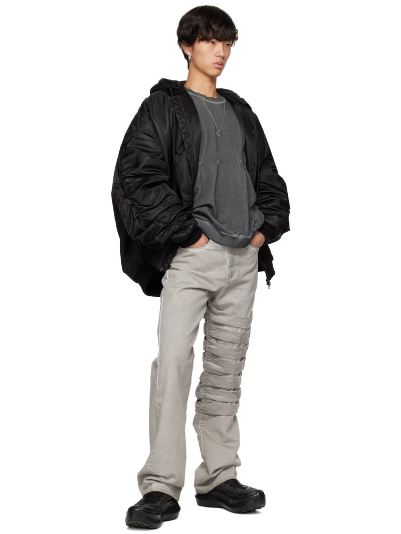 KUSIKOHC SSENSE Exclusive Gray Sweatshirt outlook
