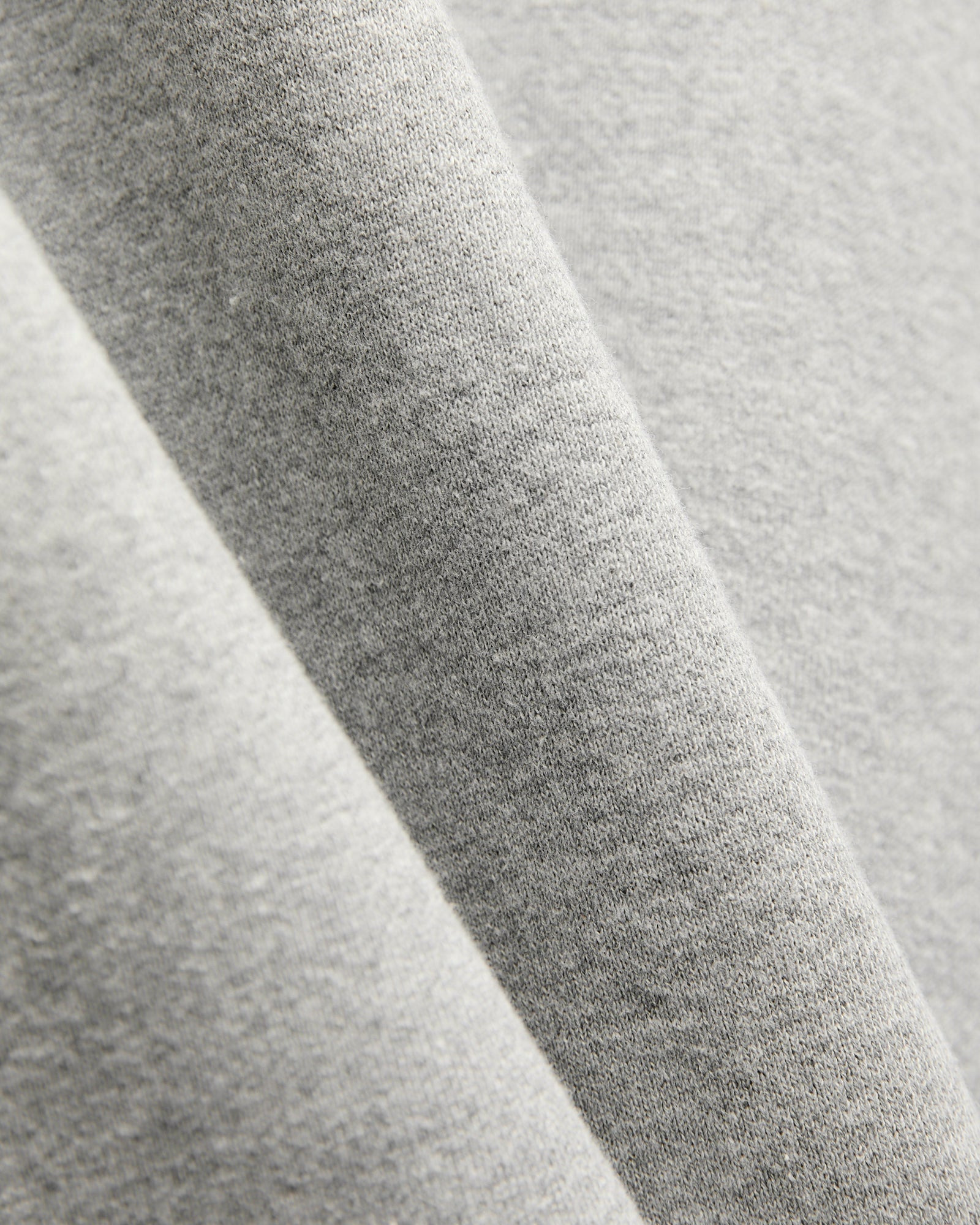 Azuma-Knit Fleece Pullover Hoodie in Heather Grey - 6