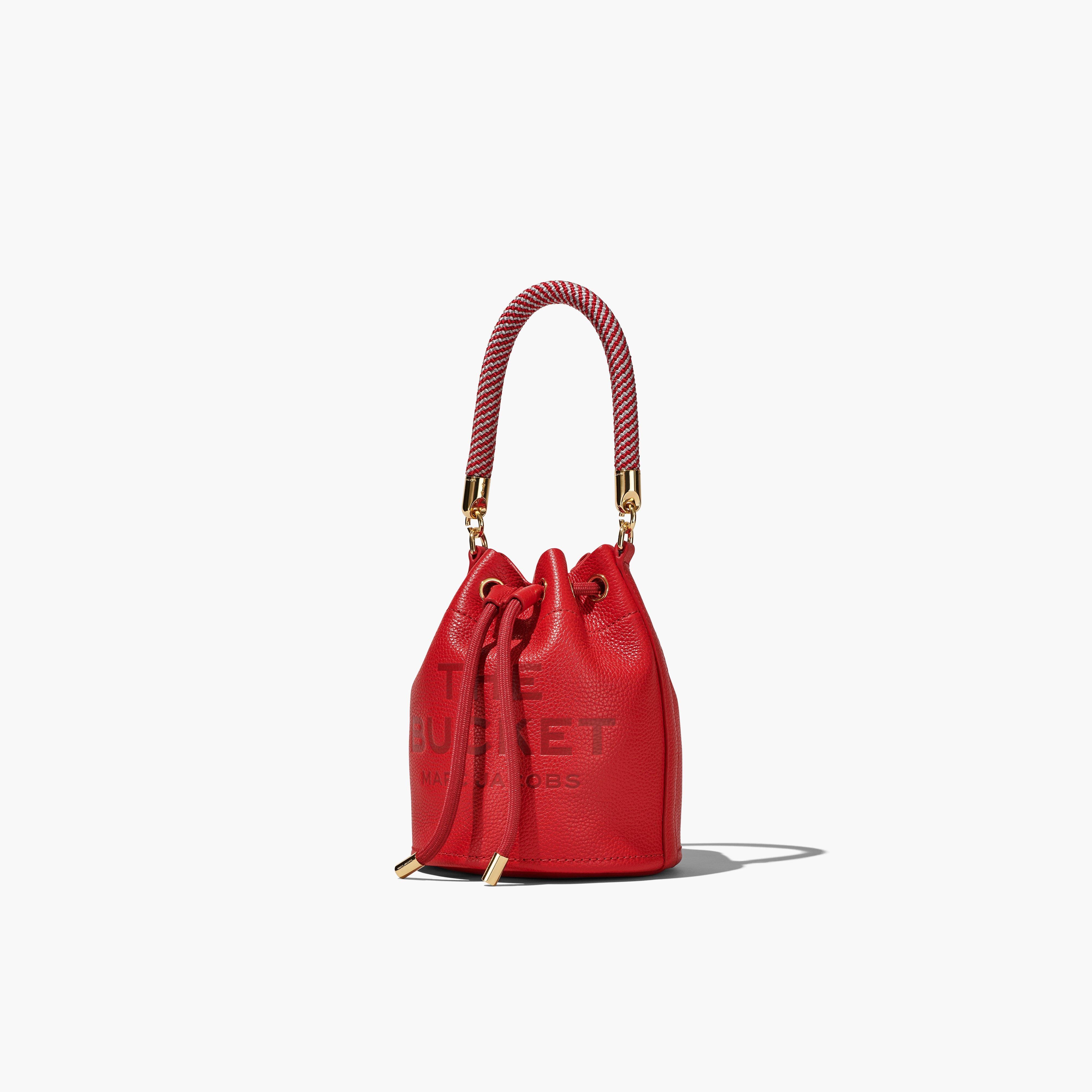 THE LEATHER MICRO BUCKET BAG - 5