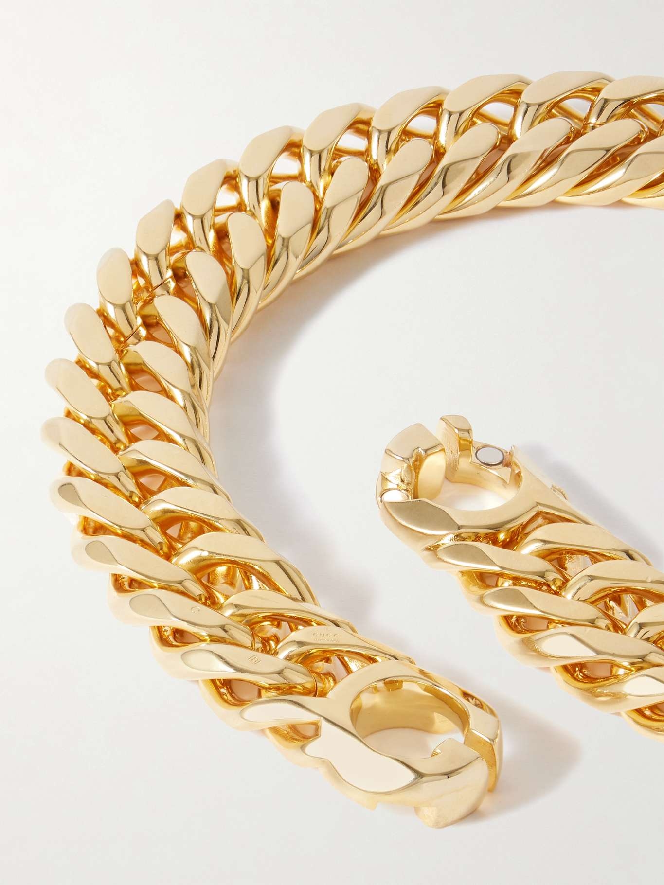 Interlocking GG gold-tone necklace Gold - 3