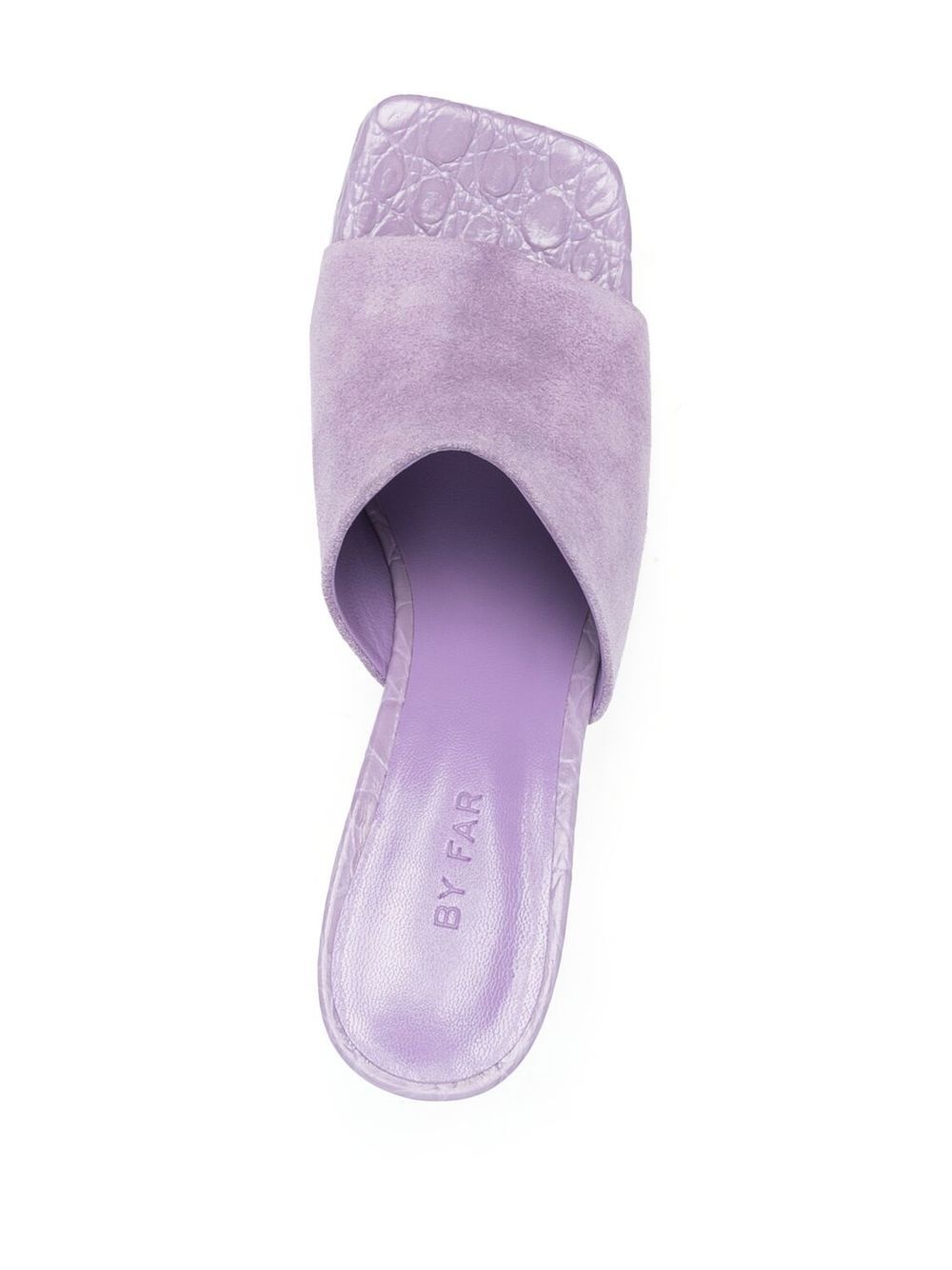90mm suede mules - 4