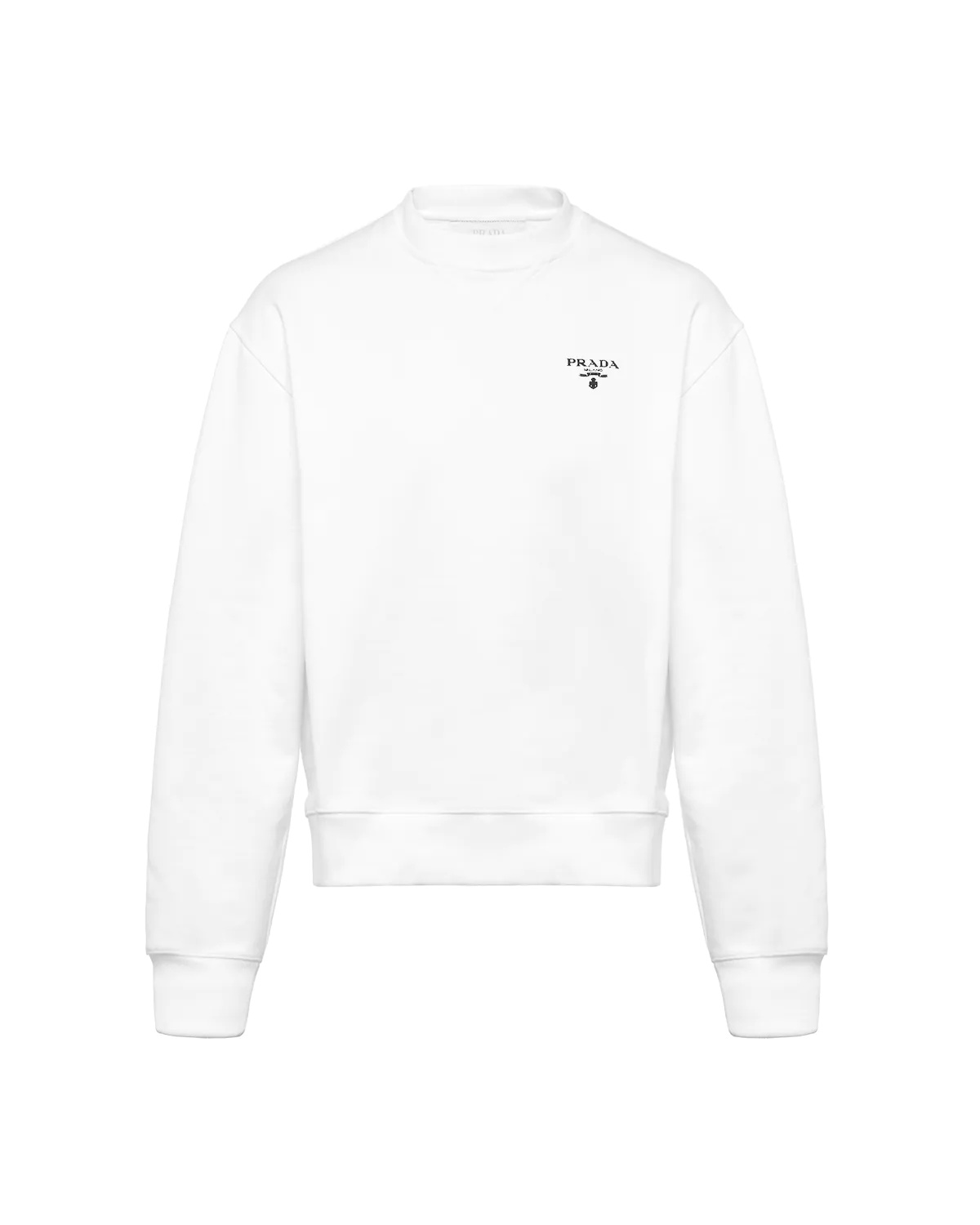 Printed cotton fleece sweatshirt - 1