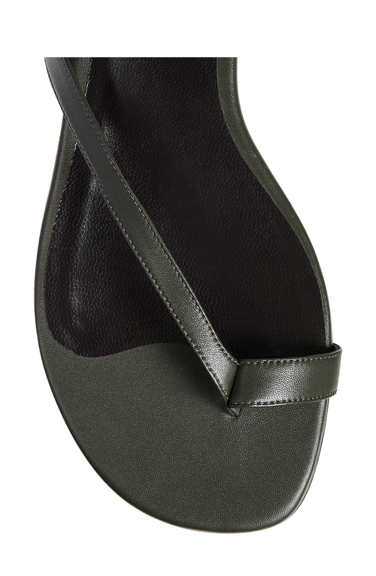 Khaite Aimee Flat Sandal in Racing Green at Nordstrom - 3