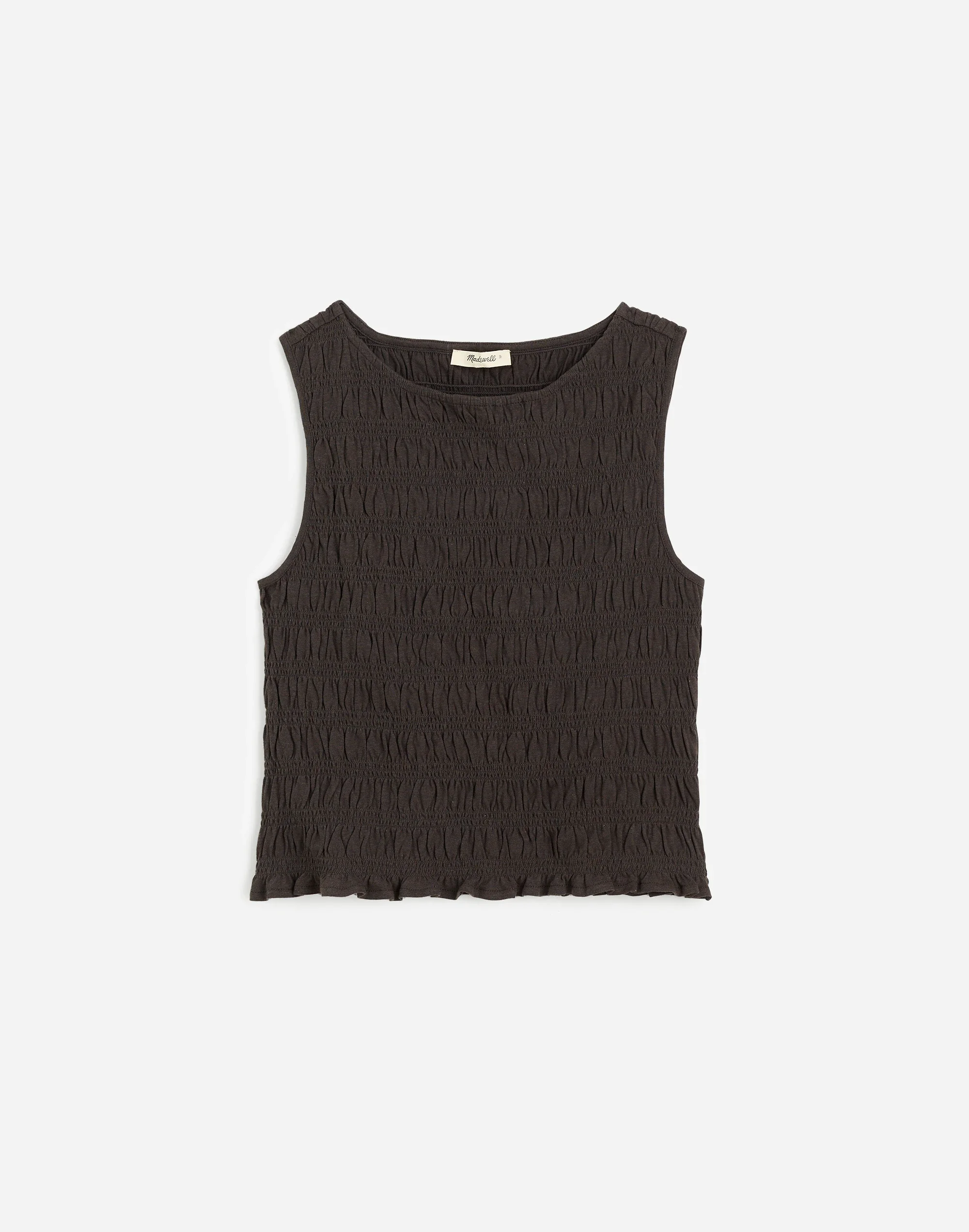 Smocked Boatneck Tank - 1