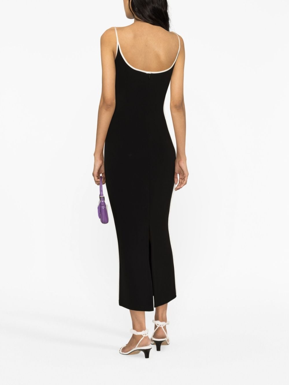 sweatheart-neck maxi dress - 4