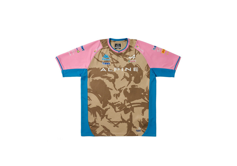PALACE KAPPA FOR ALPINE DRIVER JERSEY DESERT CAMO - 1