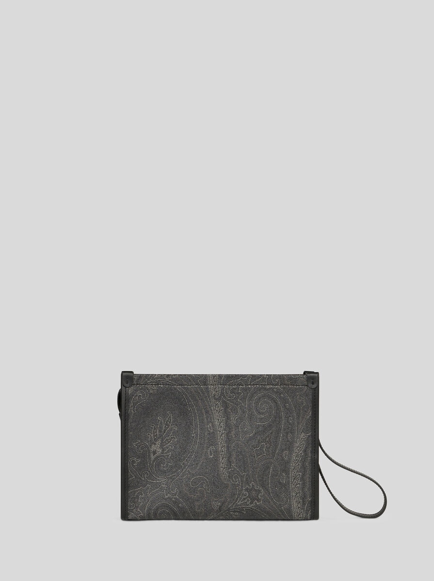 MEDIUM PAISLEY POUCH WITH PEGASO DETAIL - 2