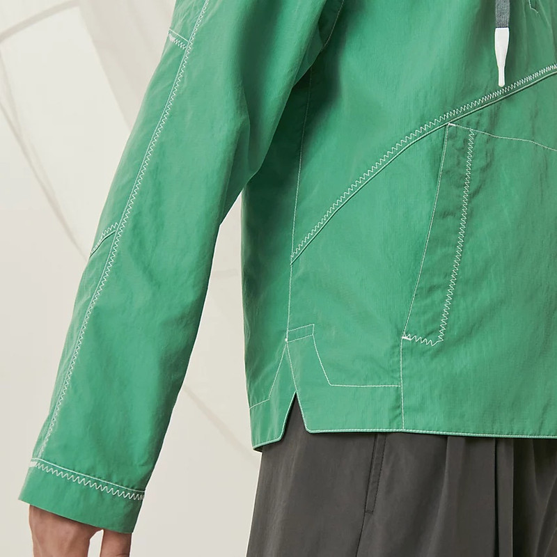 Sweater with zipped high collar 5