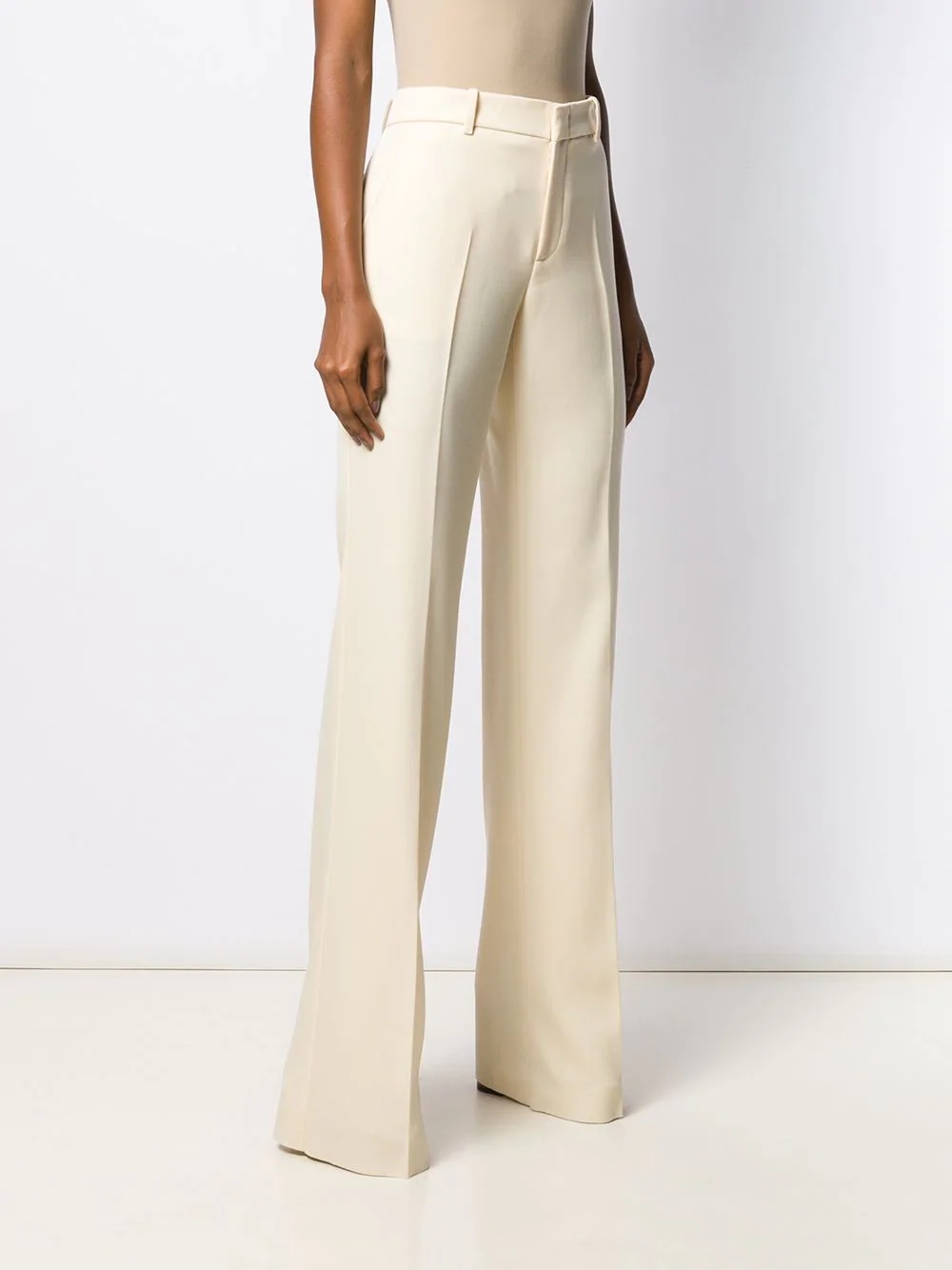 flared tailored trousers - 3