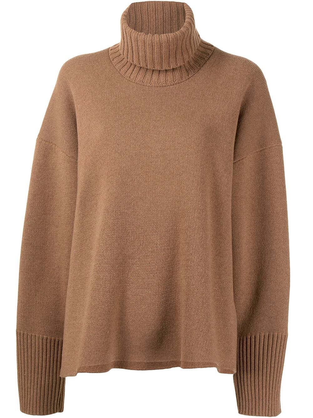 roll-neck drop-shoulder jumper - 1