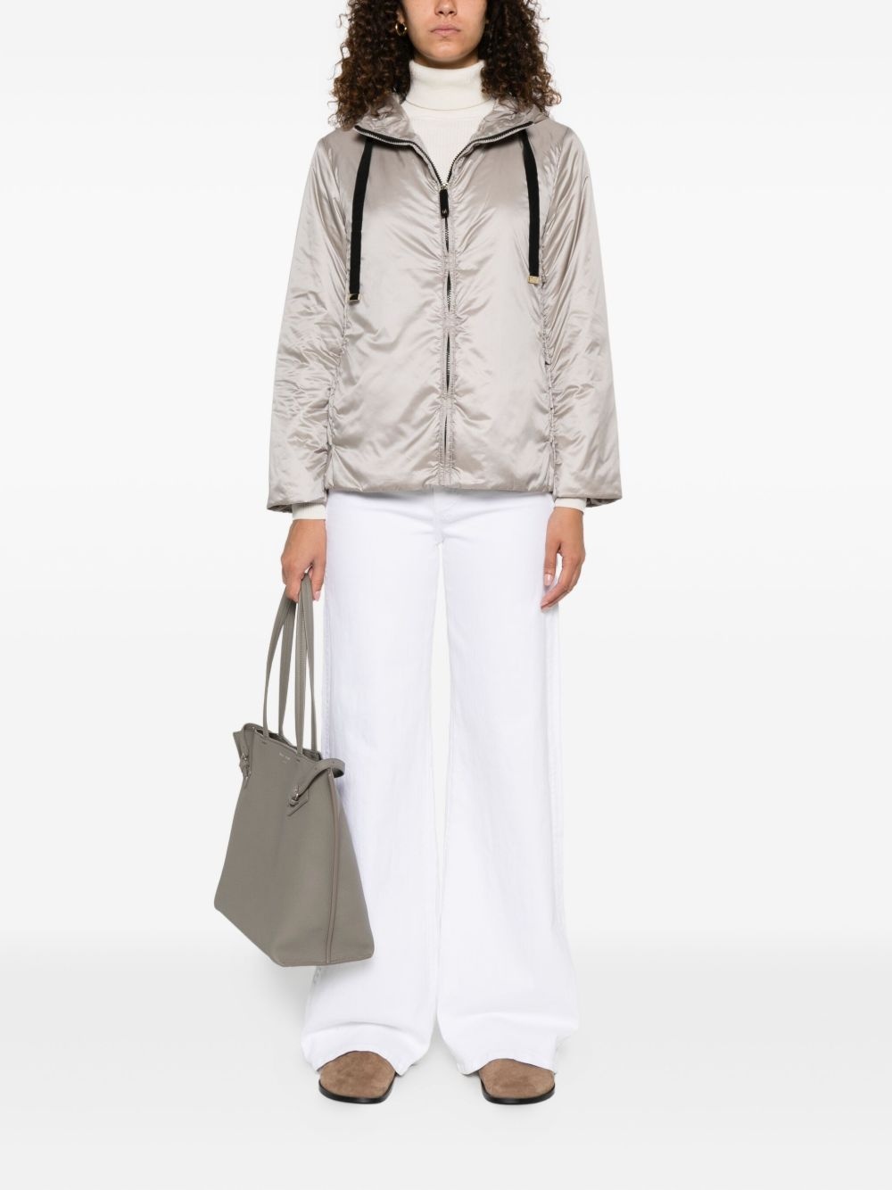 The Cube Green hooded zip-front jacket - 2