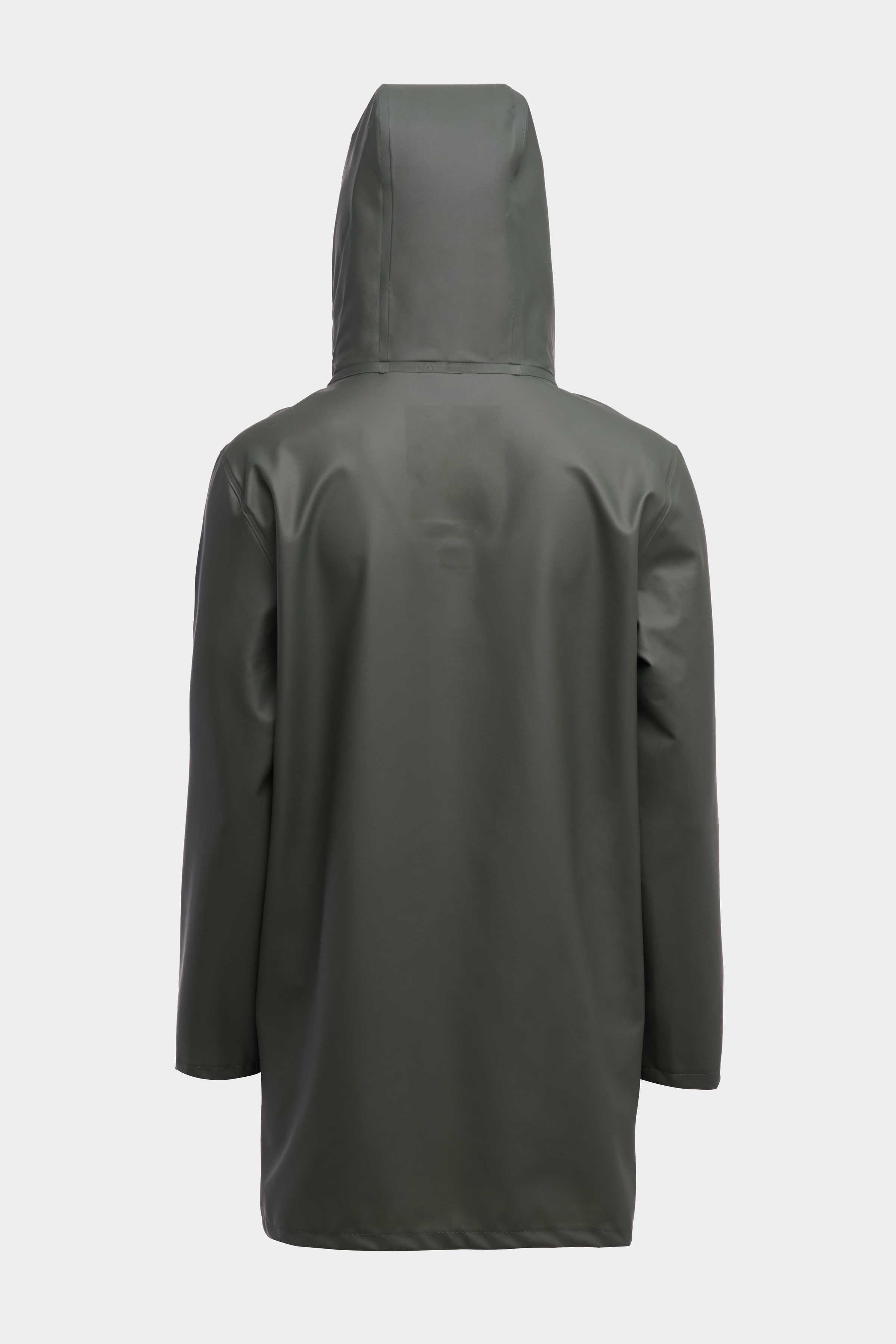 Stockholm Lightweight Zip Raincoat Green - 6