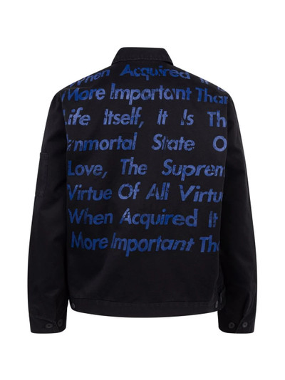 Supreme x Junya Watanabe printed shirt jacket outlook