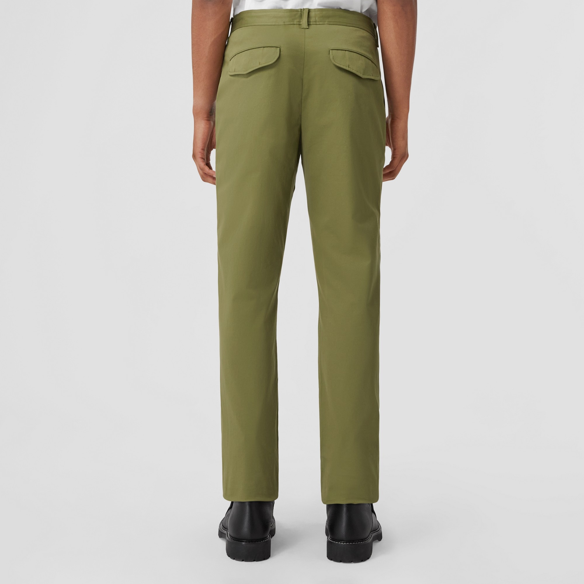 Monogram Motif Stretch Cotton Twill Chinos - 3