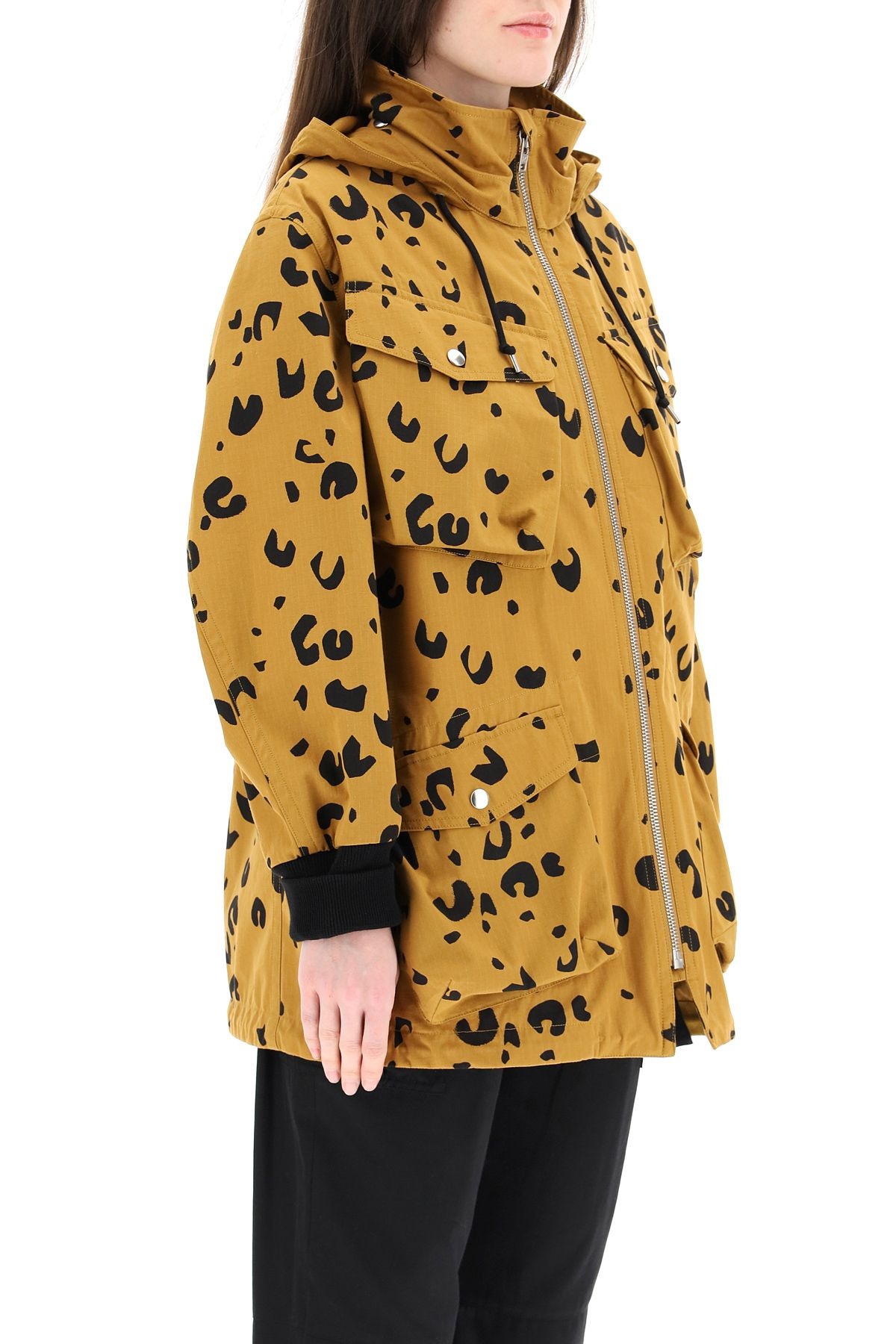 CHEETAH PRINT PARKA - 3