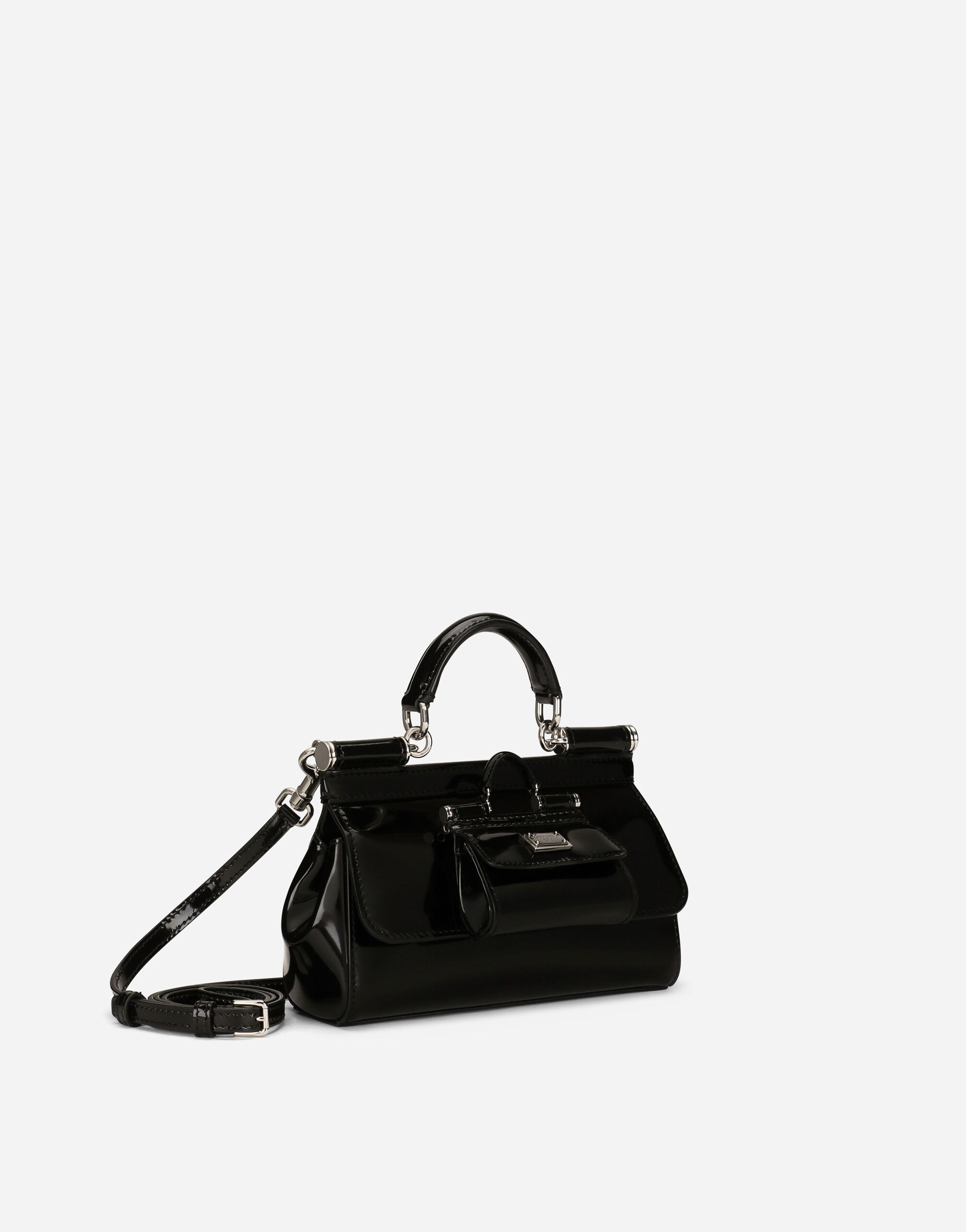KIM DOLCE&GABBANA Small Sicily bag in polished calfskin with coin pocket - 3