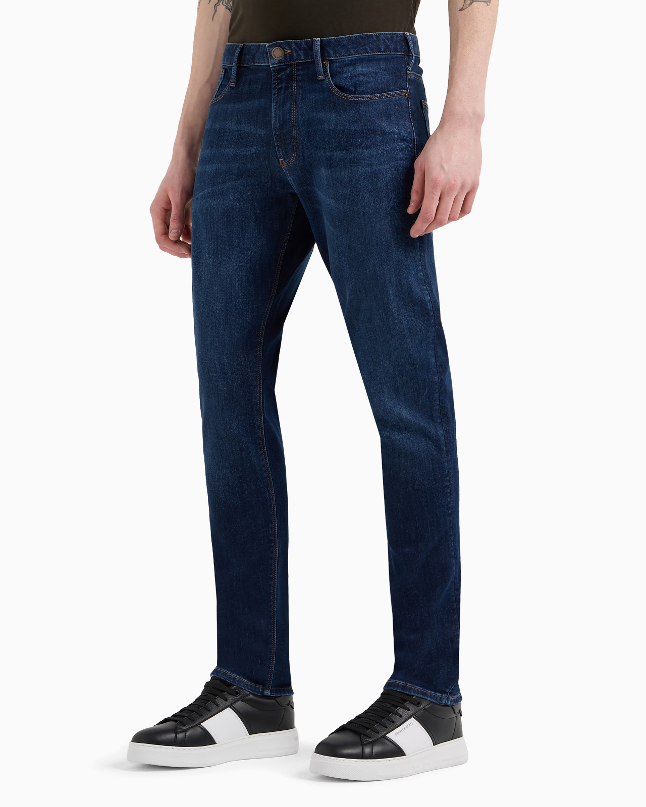 J06 Slim-fit, washed, 11.5 oz comfort-denim jeans - 4