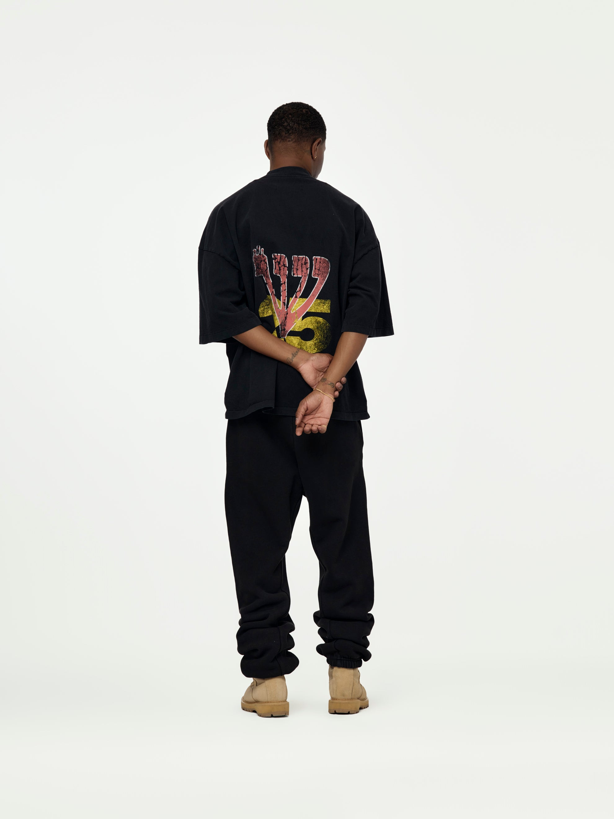 INNER CHAMER TEE  (JET BLACK) - 4
