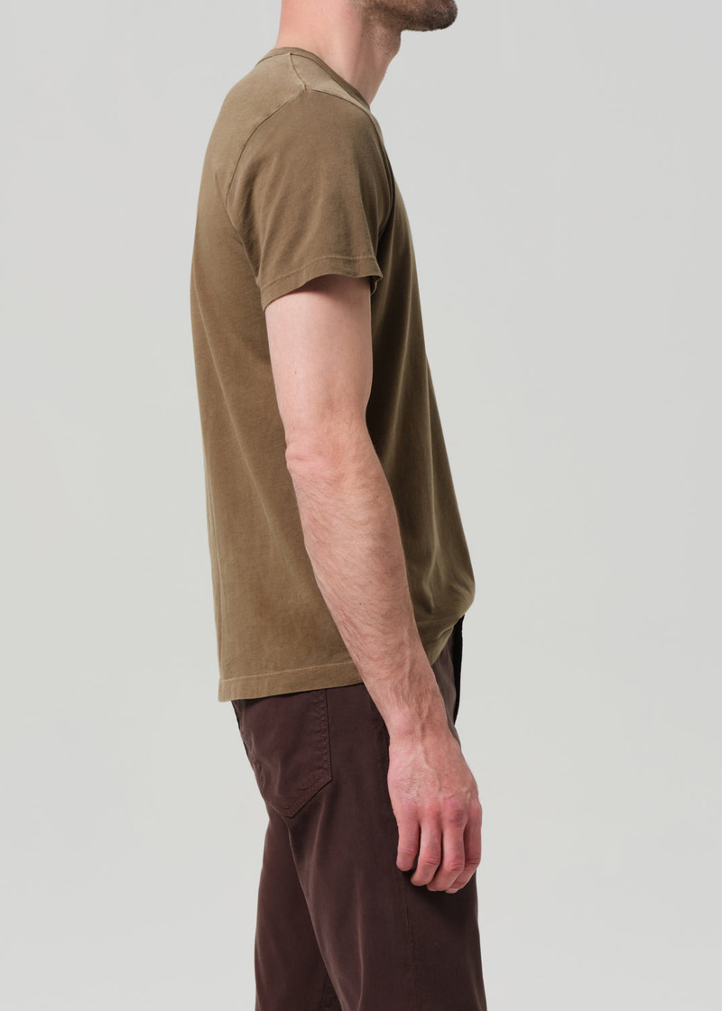Everyday Short Sleeve Tee In Dark Khaki 5