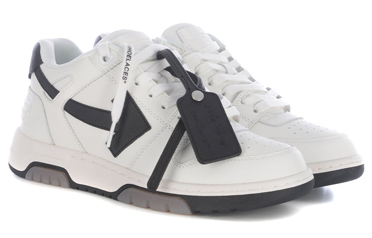 Off-White Out Of Office Arrow Low-Top Sneaker 'Black White' OMIA189F21LEA0010110 - 3